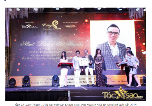 VIỆN ĐÀO TẠO THẨM MỸ QUỐC TẾ OSAKA TRÊN BÁO 